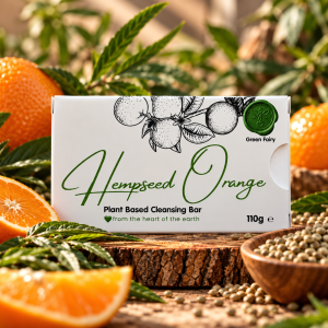 Hempseed Orange Cleansing Bar