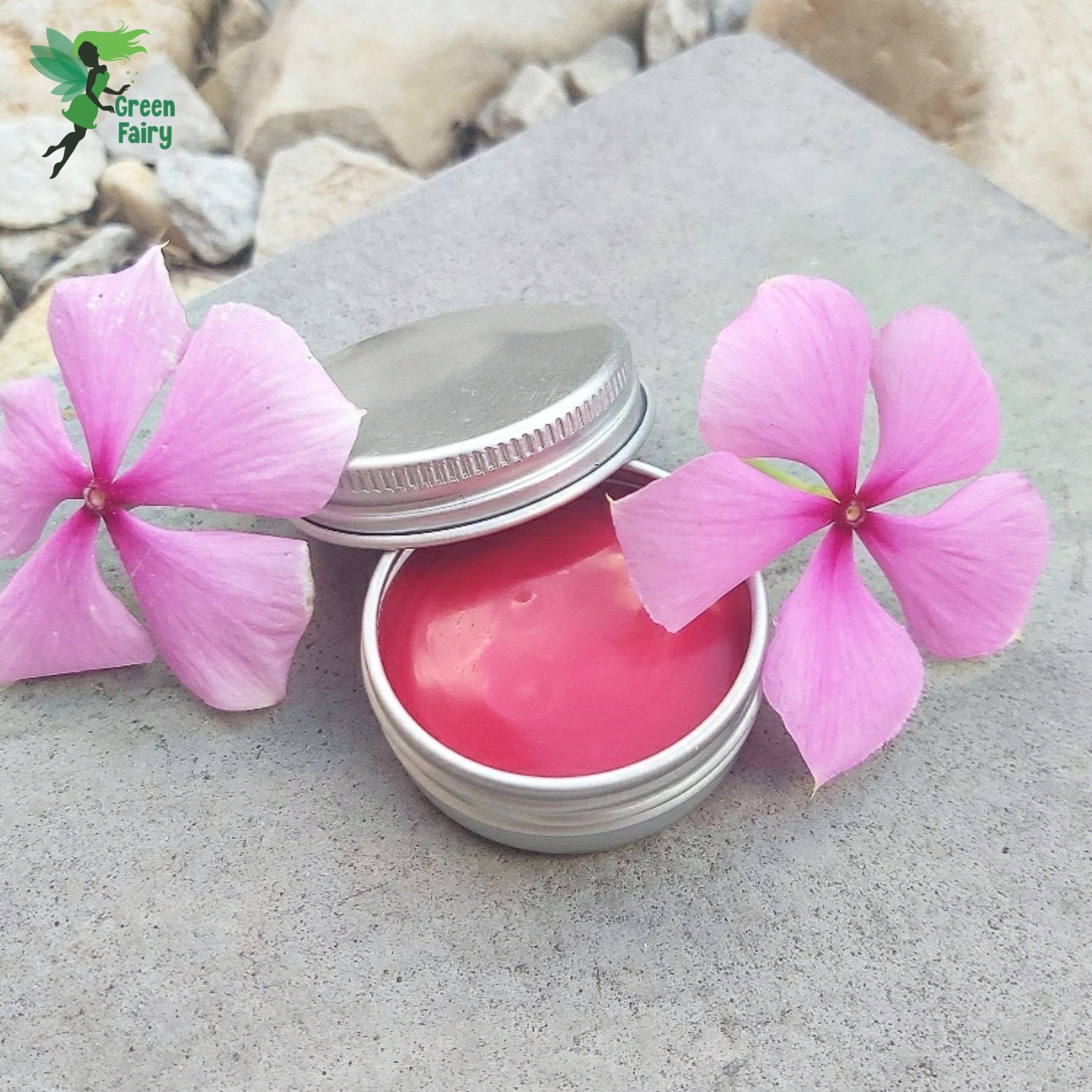 Pink Petal Lip Balm Green Fairy